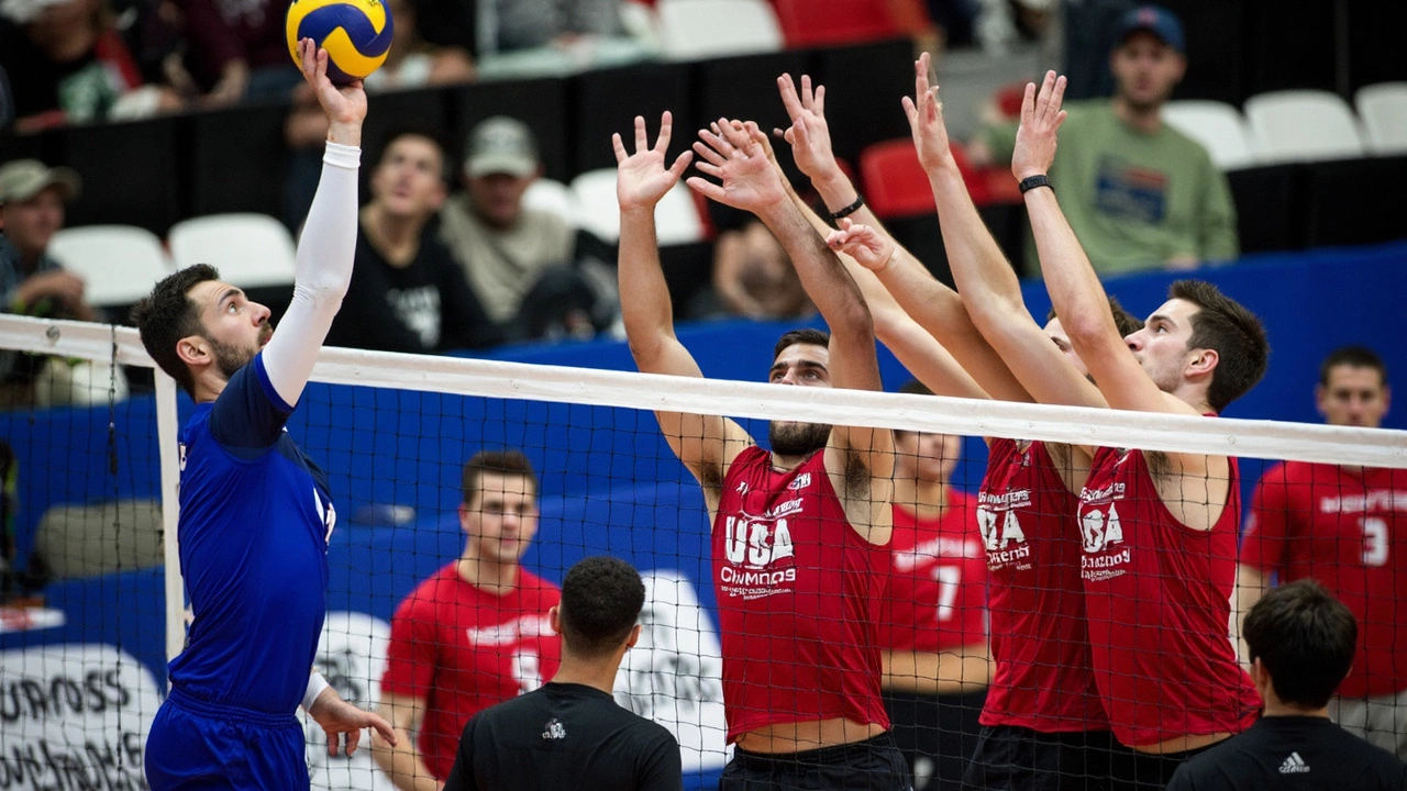 U.S. Men's Volleyball Team Battles Reigning Champions in Tough 2024 VNL Start