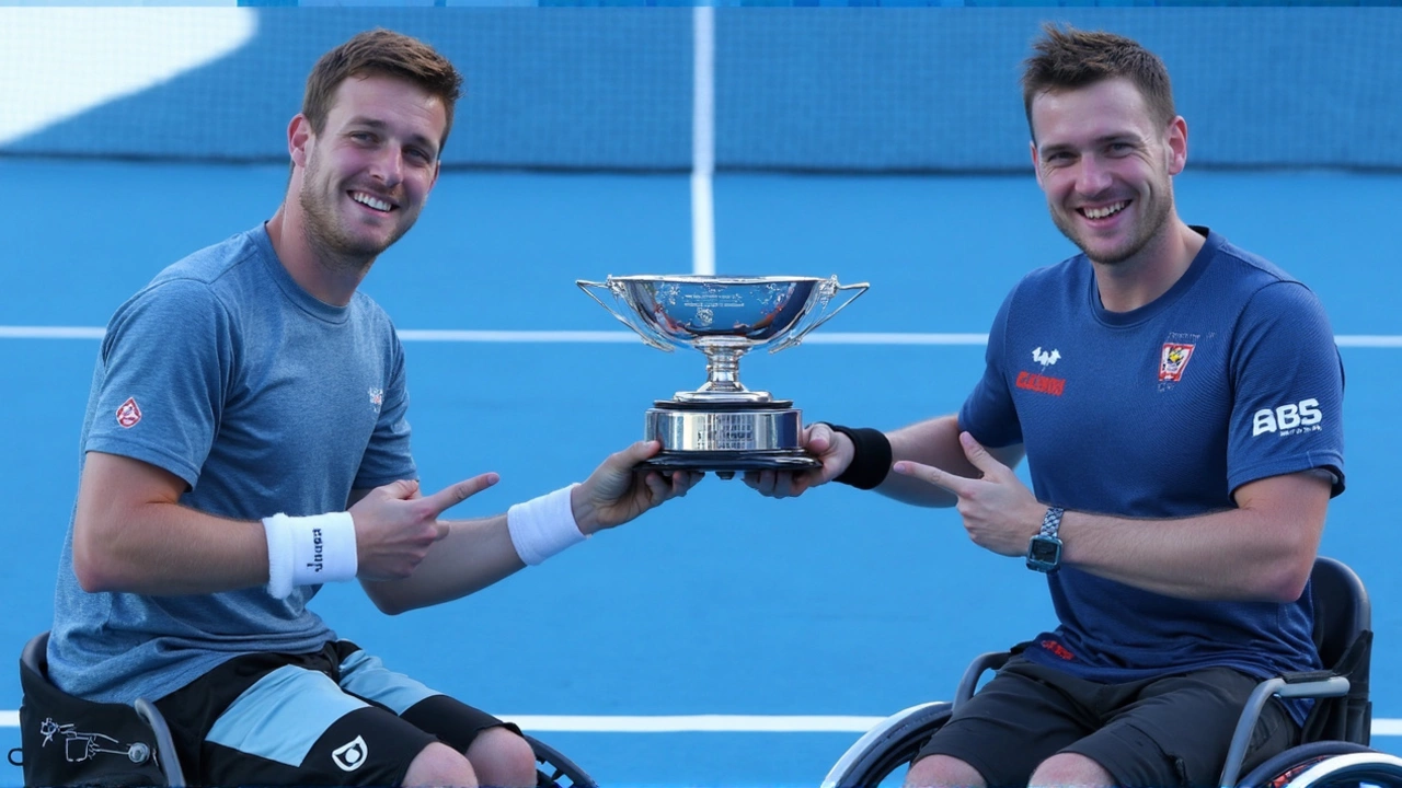 Hewett and Reid Clinch Sixth Straight Australian Open Men's Wheelchair Doubles Crown
