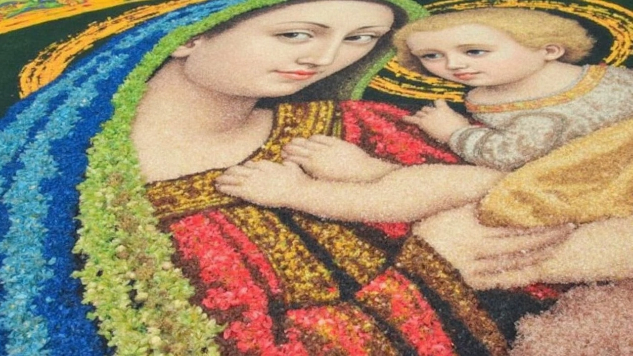 Rome’s Infiorata Storica Fills Via della Conciliazione with Color for Patron Saints’ Day