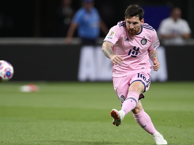 Messi’s Historic Double Secures Inter Miami’s 2-1 Win Over New England in Front of Massive Crowd